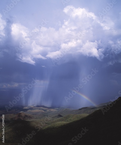 Rainstorm and rainbow in the Verde Valley © Vibe Images