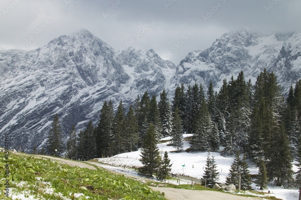German Bavarian Alps in Berchtesgaden