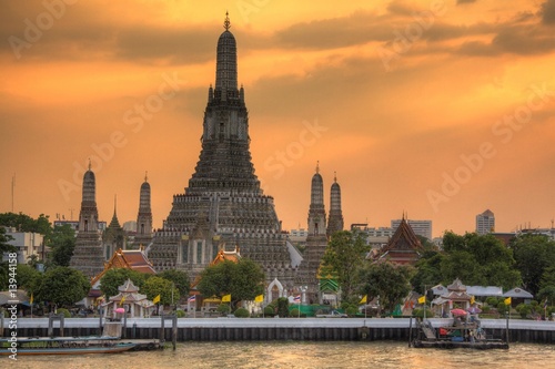 Wat Arun sunset in Bangkok, Thailand