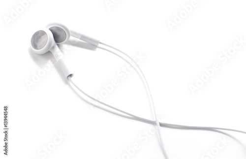 White headphones