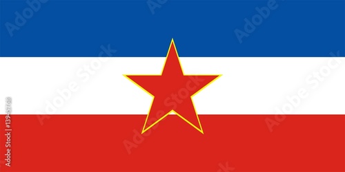 Flag Of Yugoslavia photo