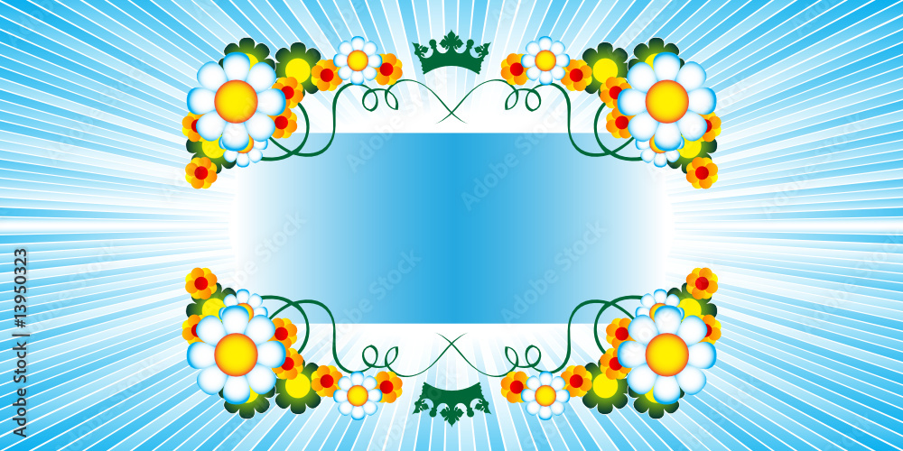 Floral banner Floral banner