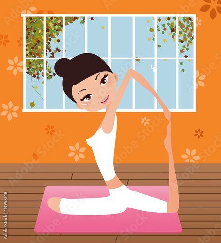 yoga girl