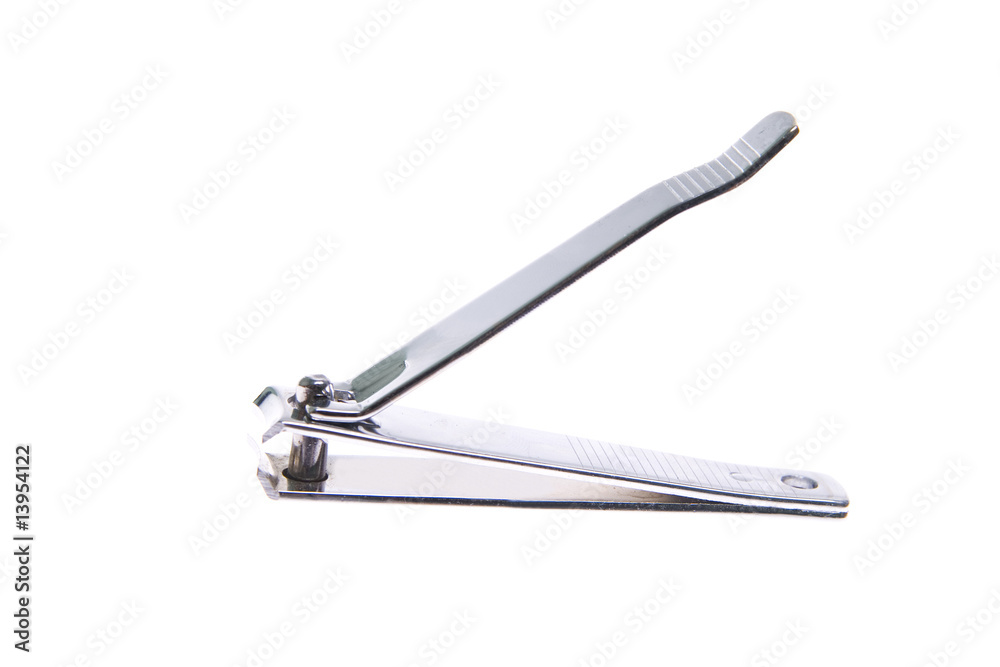 Nail clipper isolated on a white background Nail clipper isolated on a white background