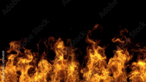 Detailed fire background (Hd ,slow motion, seamless loop)