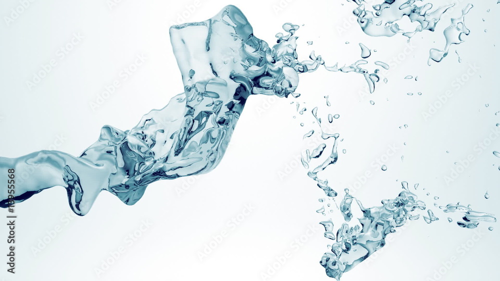 рd slow motion flowing water