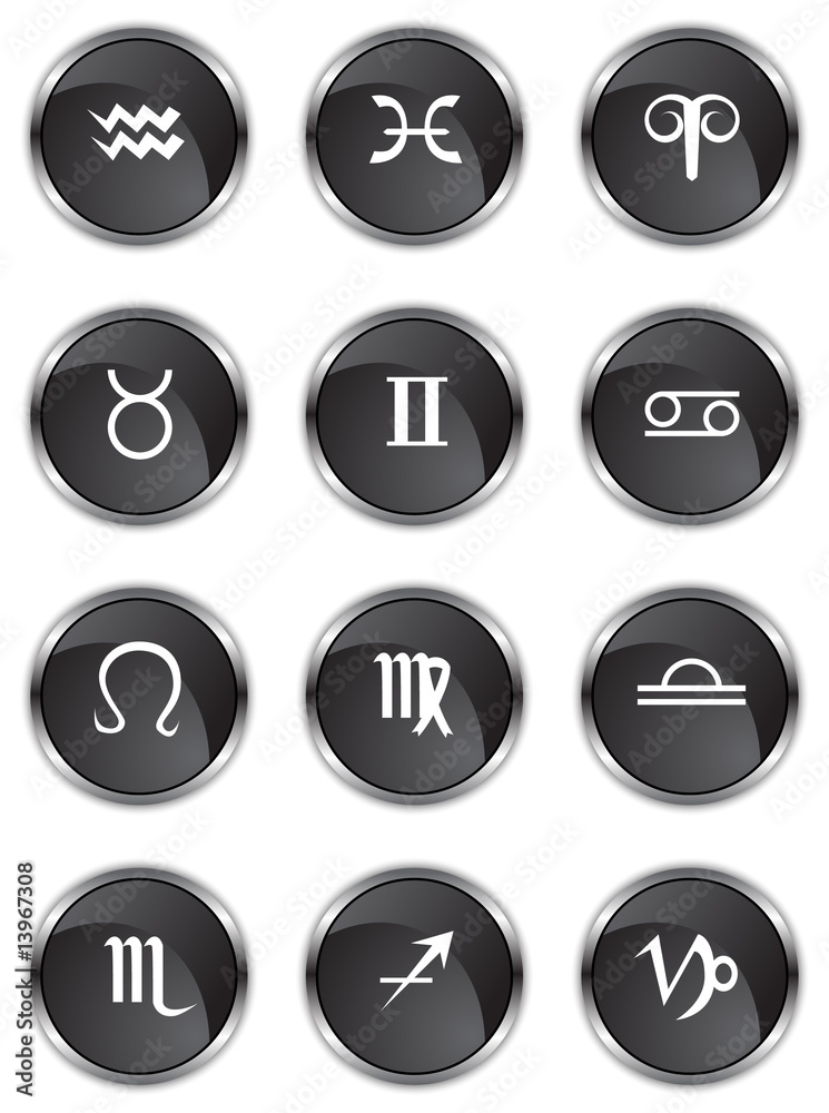 Zodiac Black Set Zodiac Black Set