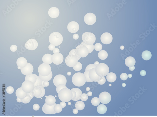 Fototapeta Naklejka Na Ścianę i Meble -  Floating bubbles
