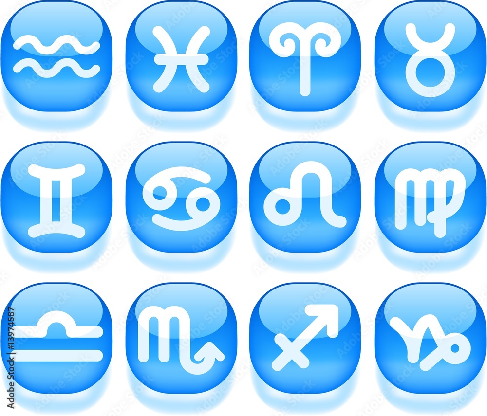 Zodiac vector iconset Zodiac vector iconset