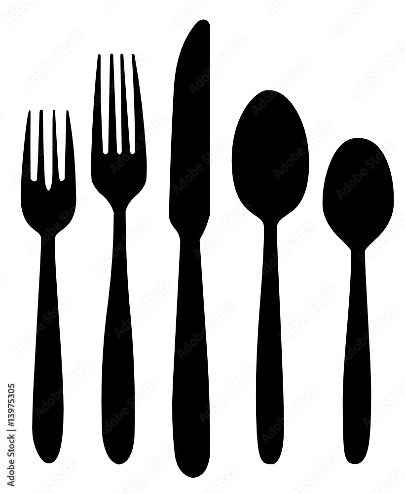Forks, knife and spoons Forks, knife and spoons