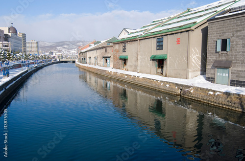 Canals in Otaru,  Hokkaido, Honshu, Japan,  Asia © Anson