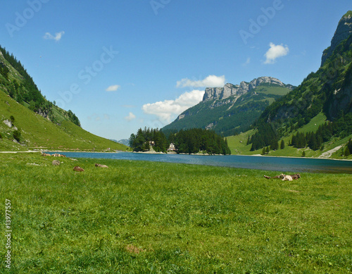 Wasserauen, Seealpsee im Appenzeller Land photo