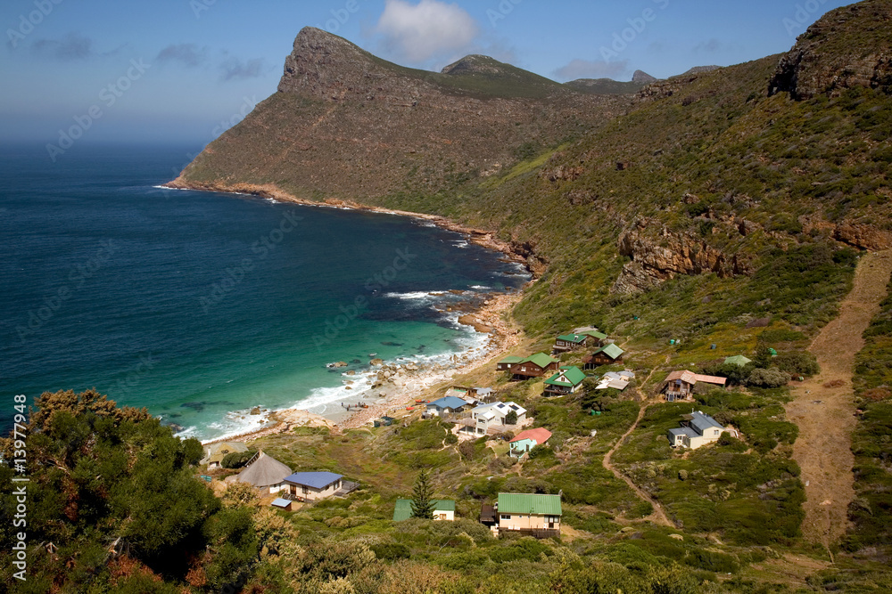 Fototapeta premium Dorf am Meer