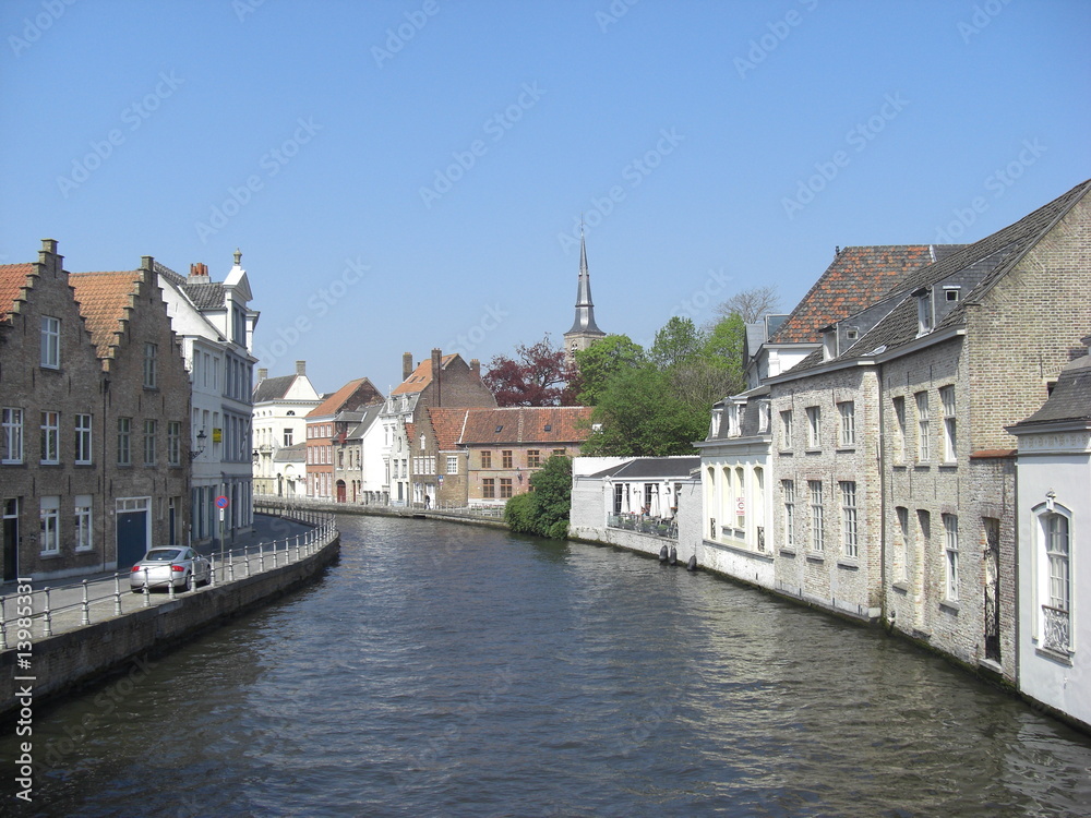 Canal Bruges Belgique