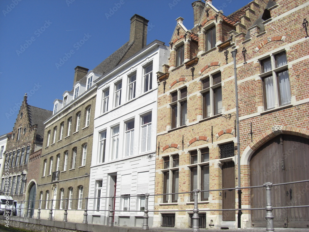 Fototapeta premium Maisons Bruges