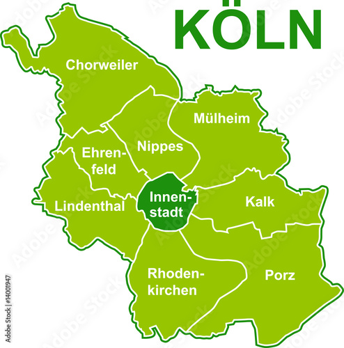 Stadtkarte Köln