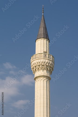 Canvas Print The minaret of a mosque