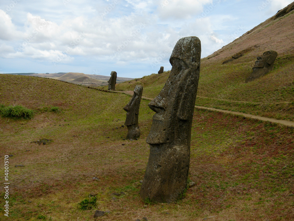 Rano Raraku. Easter Island.