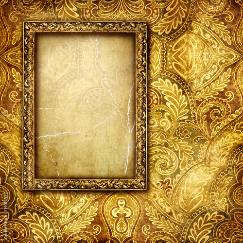 vintage background with frame photo