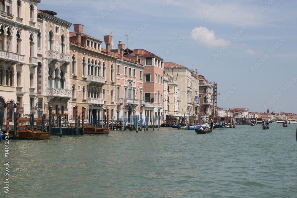 Venedig, Fassade, Haus, Kanal, Wasser