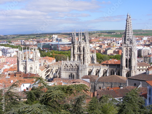 Vista panorámica de la catedral de Burgos