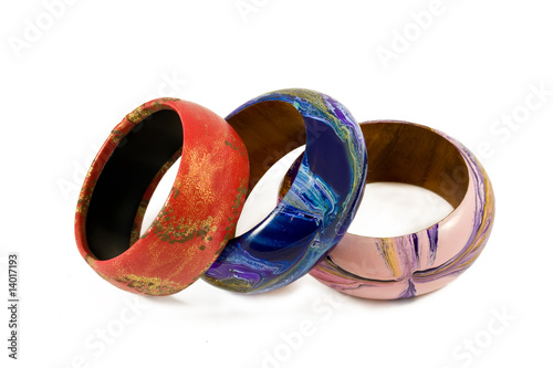 Multicolored bangles photo