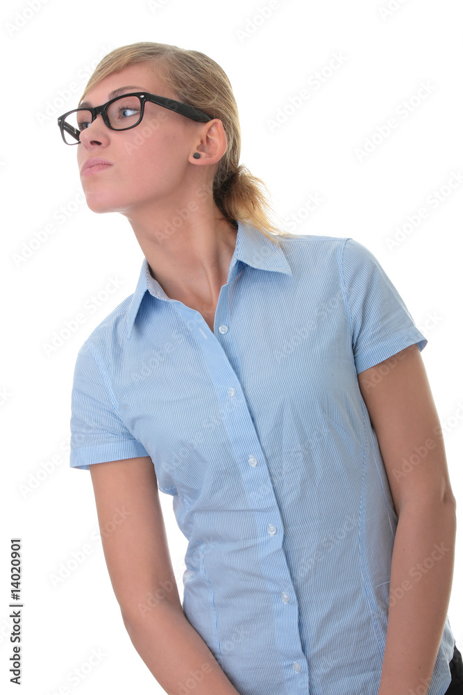 Portrait of a thoughtful young woman Portrait of a thoughtful young woman