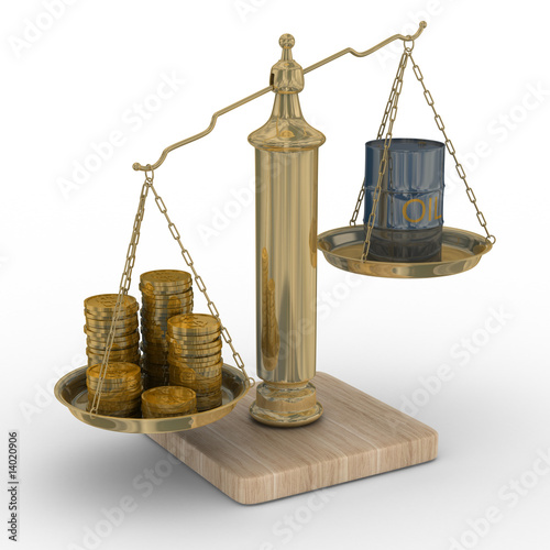Oil and money for scales. I...