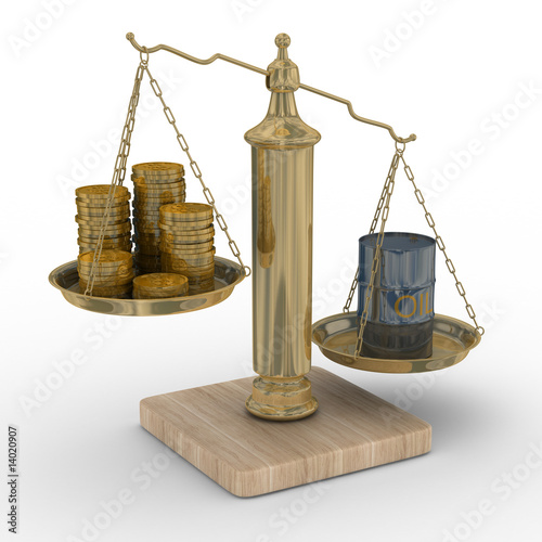 Oil and money for scales. I...