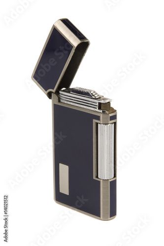 Blue vintage lighter