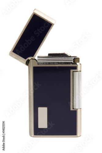 Blue vintage lighter