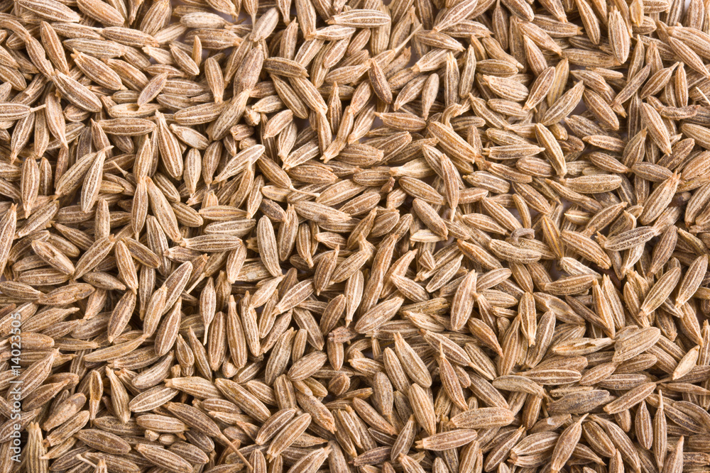 Pile of cumin spice close up Pile of cumin spice close up