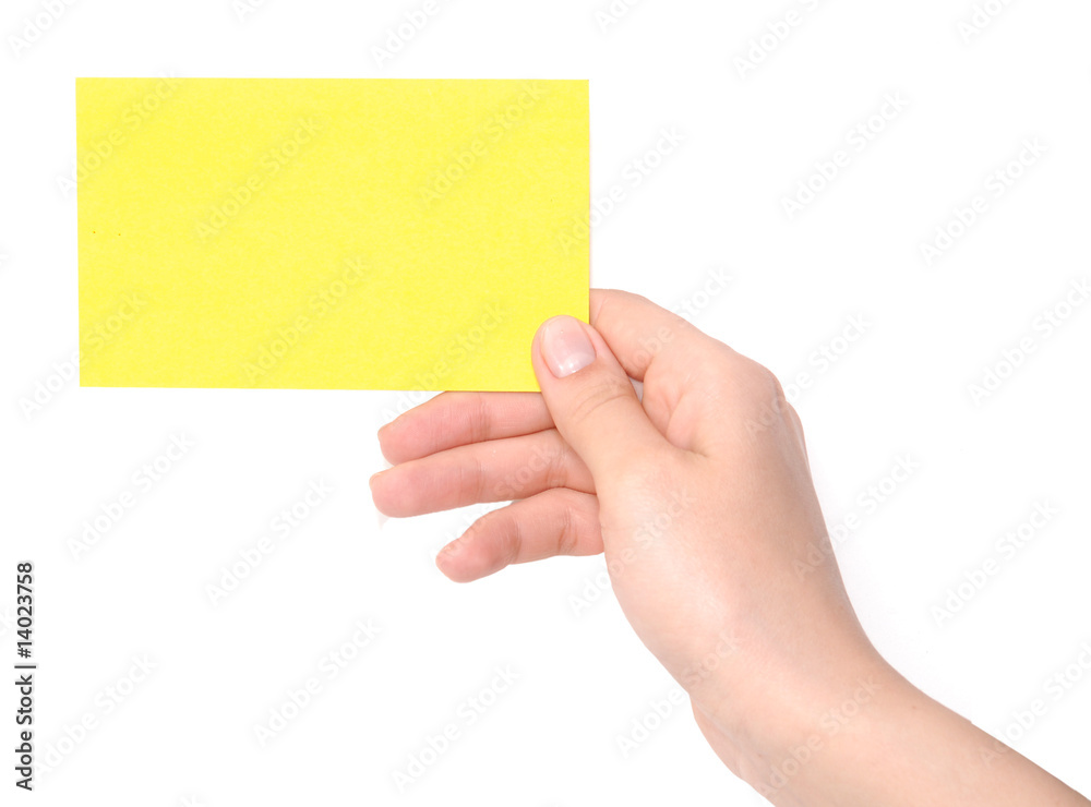 card in paper card in paper