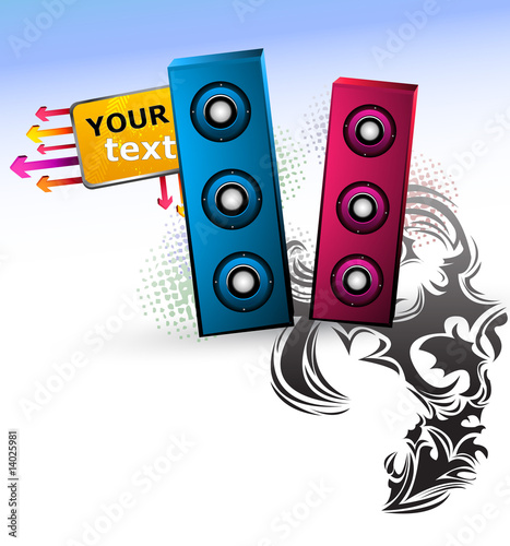 abstract music background