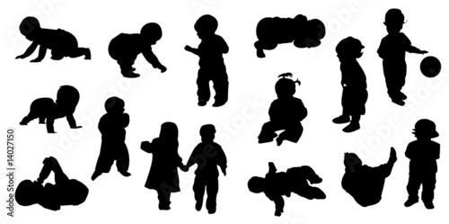 silhouettes - baby