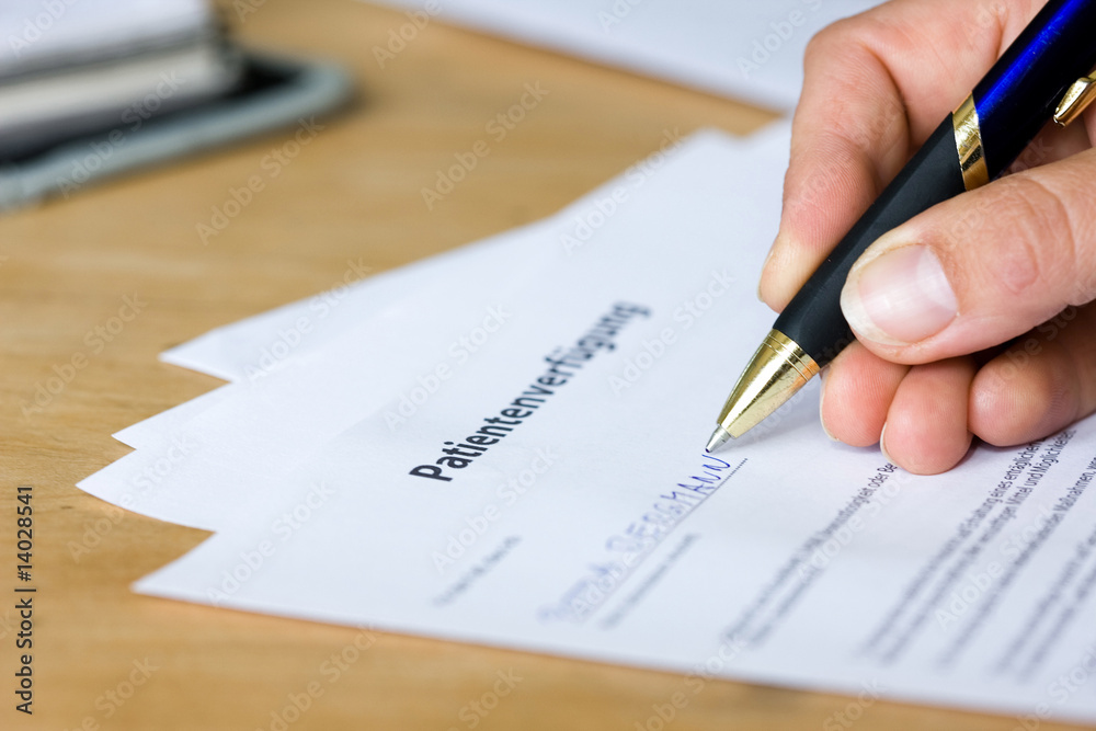 Patientenverfügung Patientenverfügung