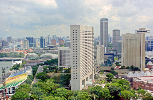 A Singapore skyscrapers