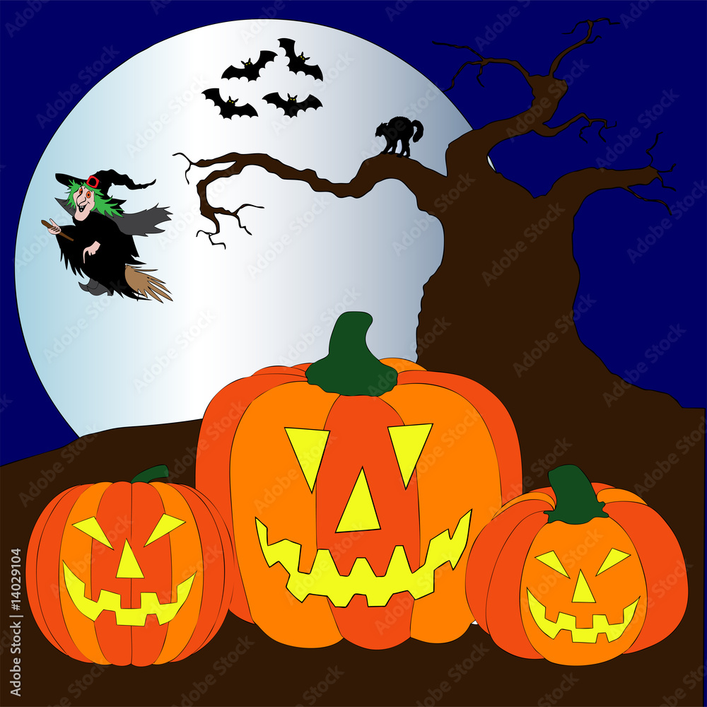 Fototapeta premium halloween hintergrund