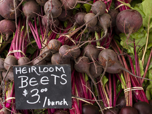 produce - organic beets background