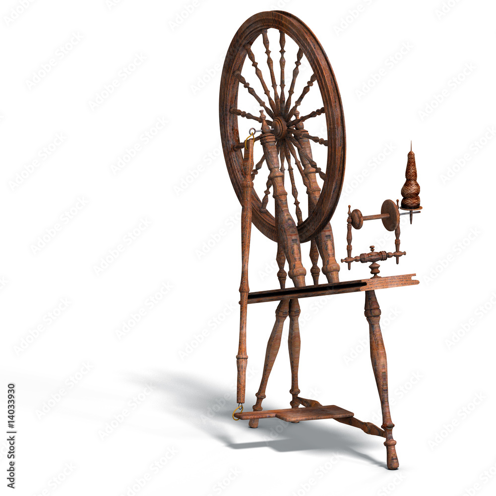 Fototapeta premium spinning wheel