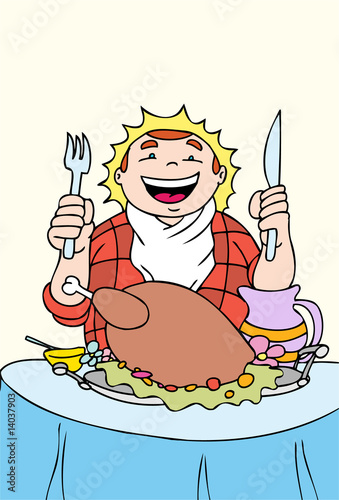 Eating Turkey
