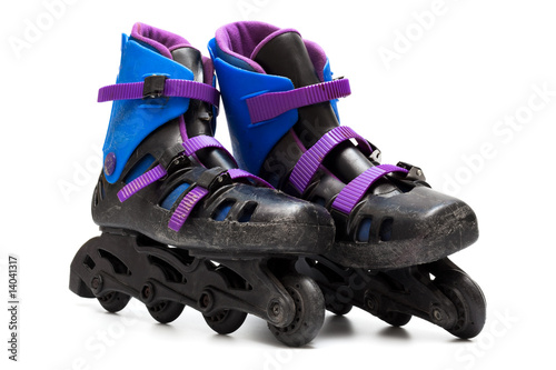 Plakat old roller skates