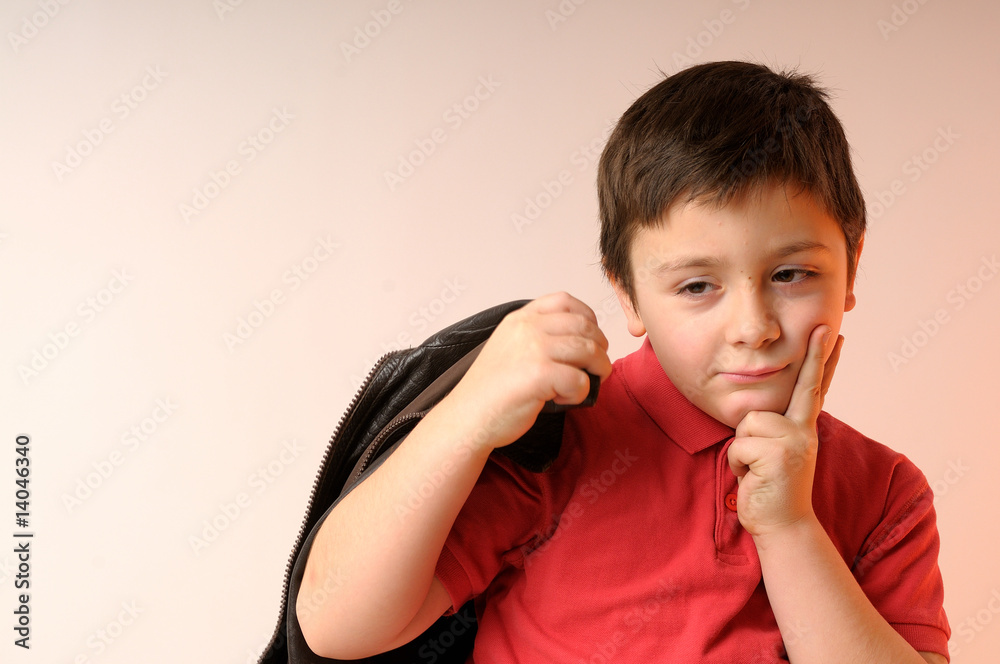 thinking boy thinking boy