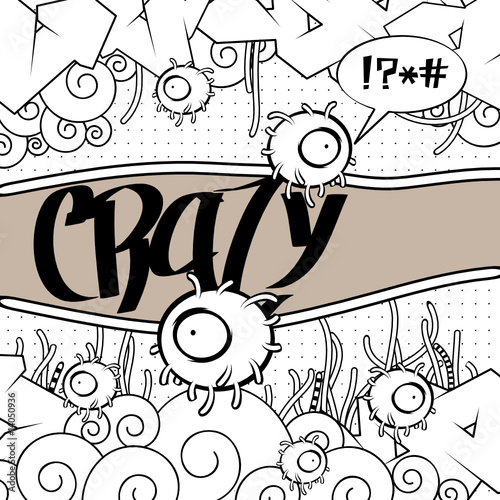 Strange graffiti image