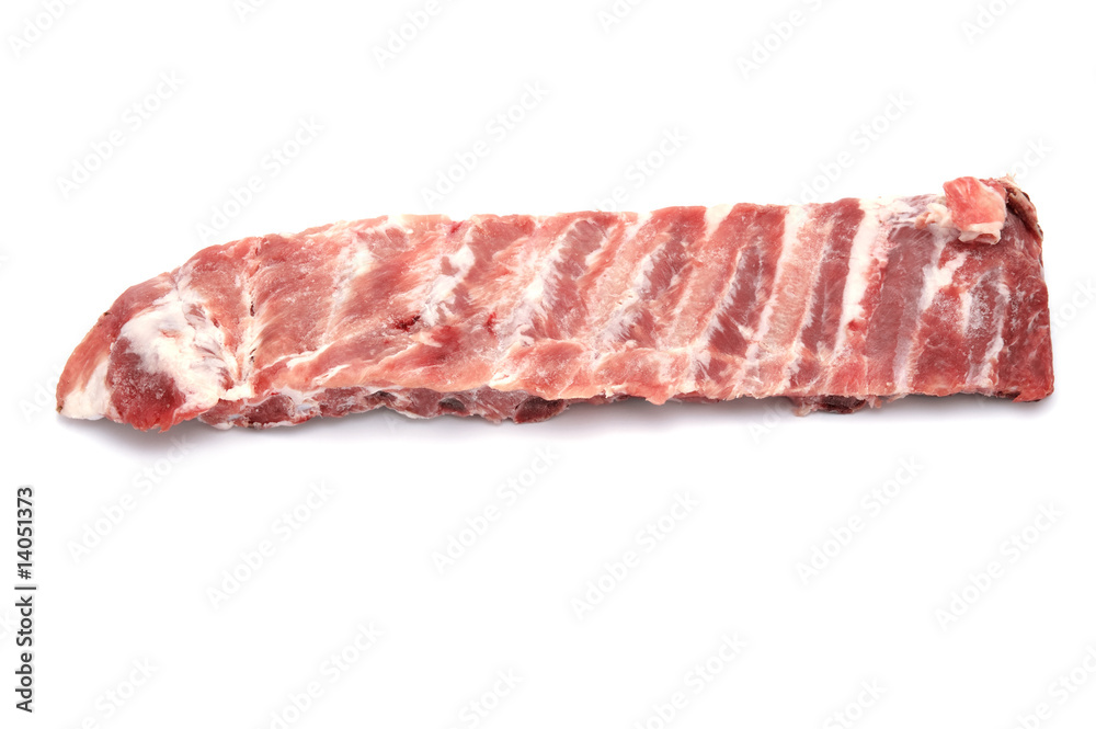 pork rib close up