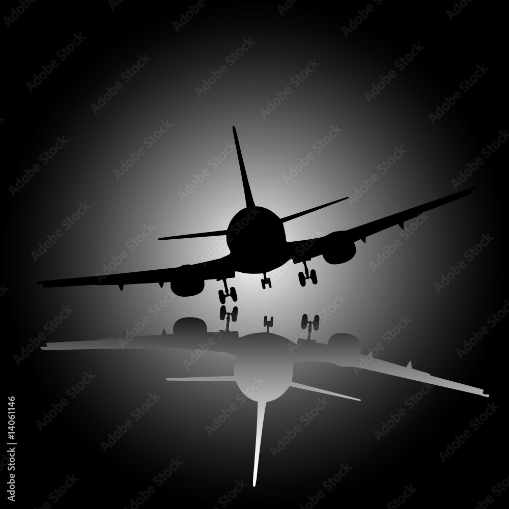 airplane black illustration airplane black illustration