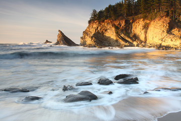 Keuken achterwand Kust Verticale kustlijn van Oregon  © joe klune