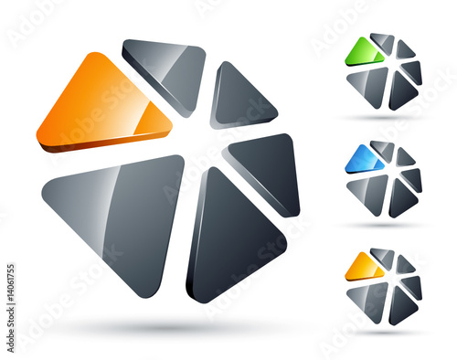 Business logo design color collection