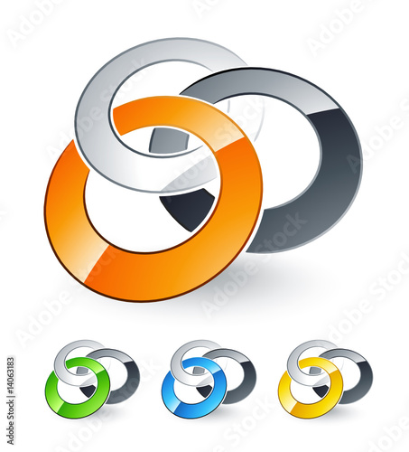 Business logo design color collection