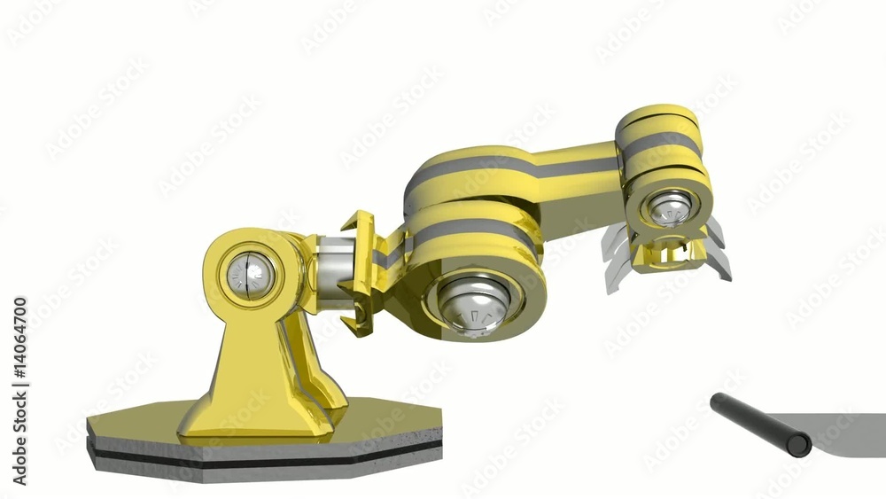 Robot animato con cartello